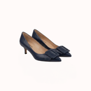 MILK NAVY LEATHER