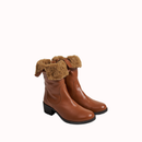 ANFIBIO CARAMEL LEATHER WITH FUR