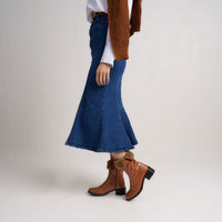 ANFIBIO CARAMEL LEATHER WITH FUR