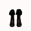 ANFIBIO BLACK LEATHER WITH FUR