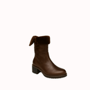 ANFIBIO BROWN LEATHER WITH FUR