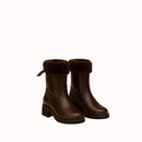 ANFIBIO BROWN LEATHER WITH FUR