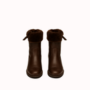 ANFIBIO BROWN LEATHER WITH FUR