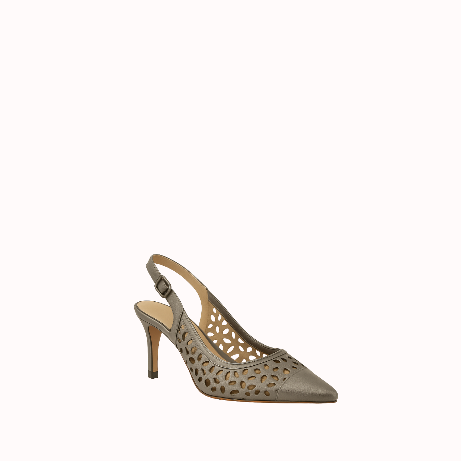 CAMELIA GUNMETAL LEATHER