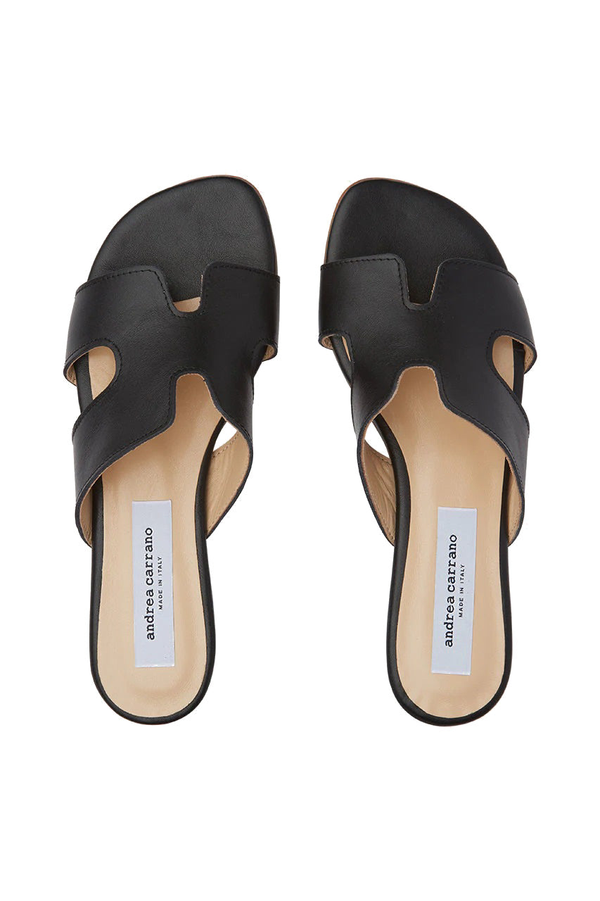 H-SANDAL BLACK NAPPA