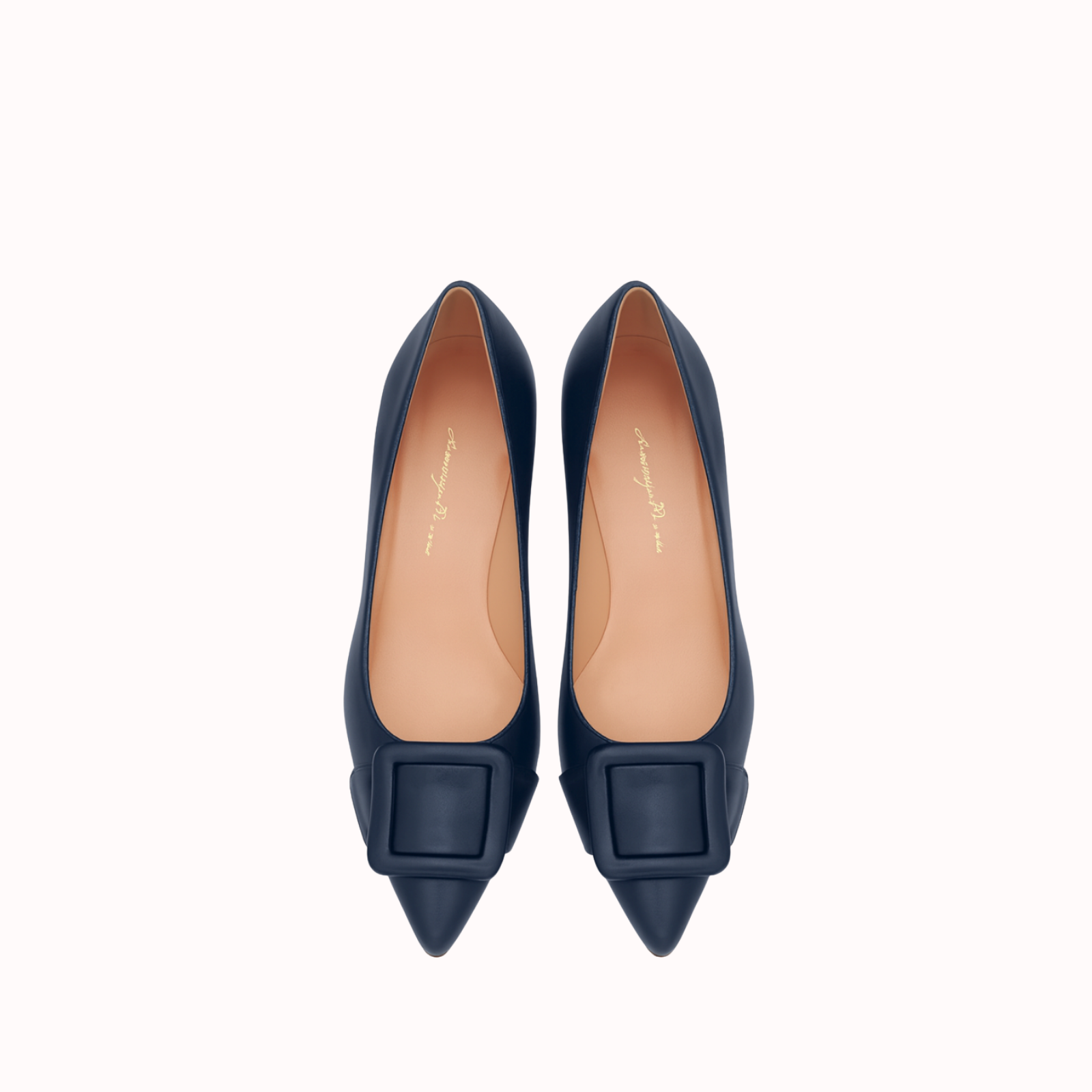 MILK NAVY BLUE LEATHER