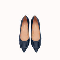 MILK NAVY BLUE LEATHER
