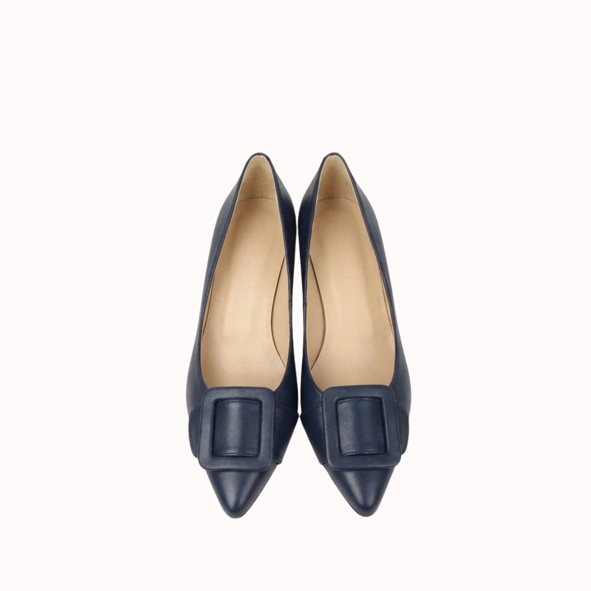 MILK NAVY LEATHER