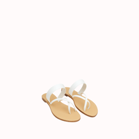 POSITANO WHITE LEATHER